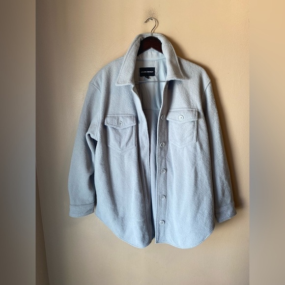 Hilary Radley Oversized Cozy Button Down Shacket - Picture 4 of 10